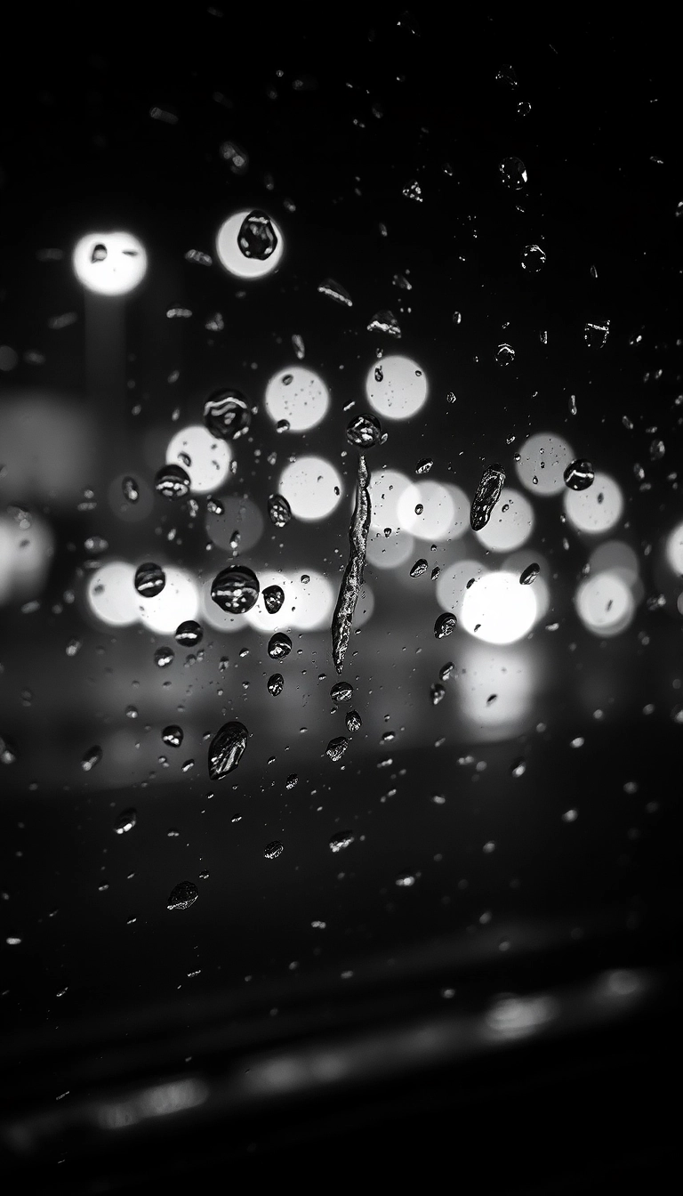 Best Fun AI Night Car Rain Phone Captivating Background